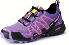 Breathable Hiking Shoes Women | Casual Walking Waterproof Shoes for Women | Comfortable & Light-Weight & Non-Slip | Women's Camping Shoes Walking Trekking Camping Tennis Sport Sneakers
