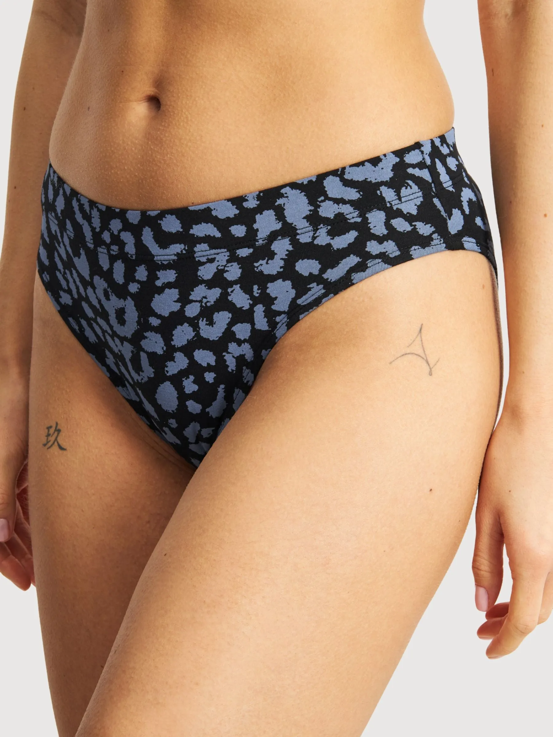 Briefs Ramsele Leopard Steel Blue | Dedicated
