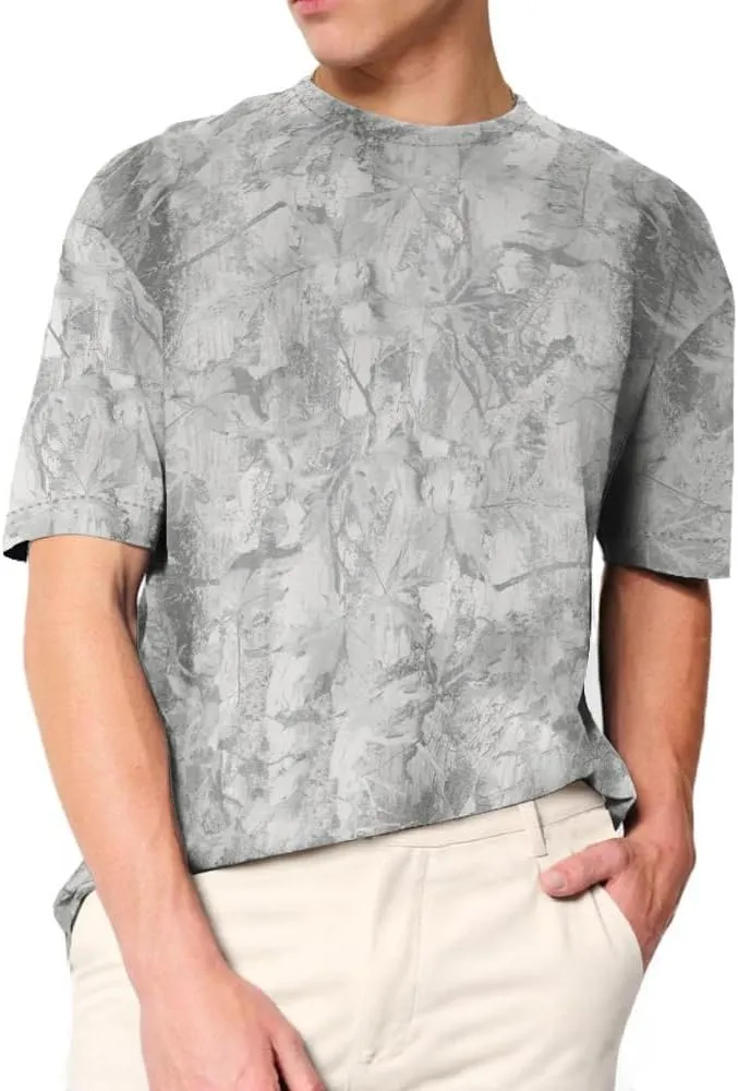 Camo Oversized Shirt Y2k Crewneck Maple Leaf Printed Short Sleeve Unisex Summer Graphic Tees