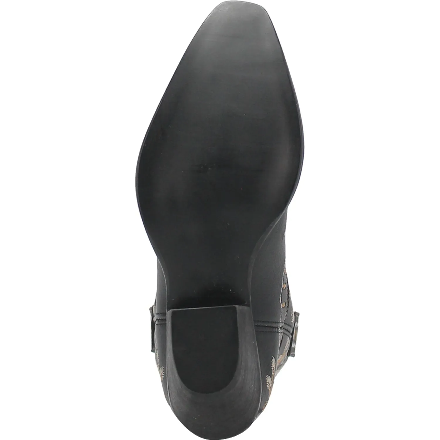Dingo Women's #Primrose Black Floral Ankle Western Booties DI 748