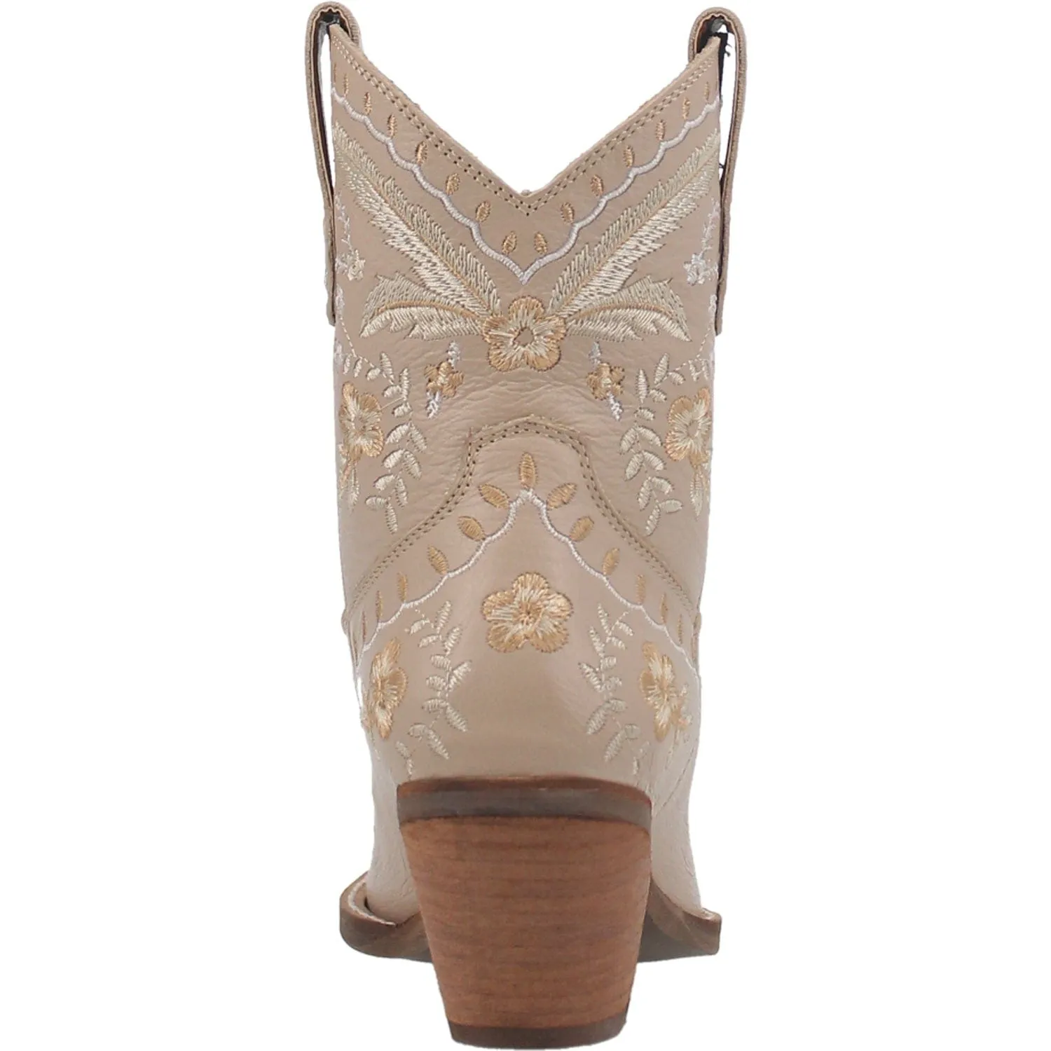 Dingo Women's #Primrose Sand Floral Ankle Western Booties DI 748