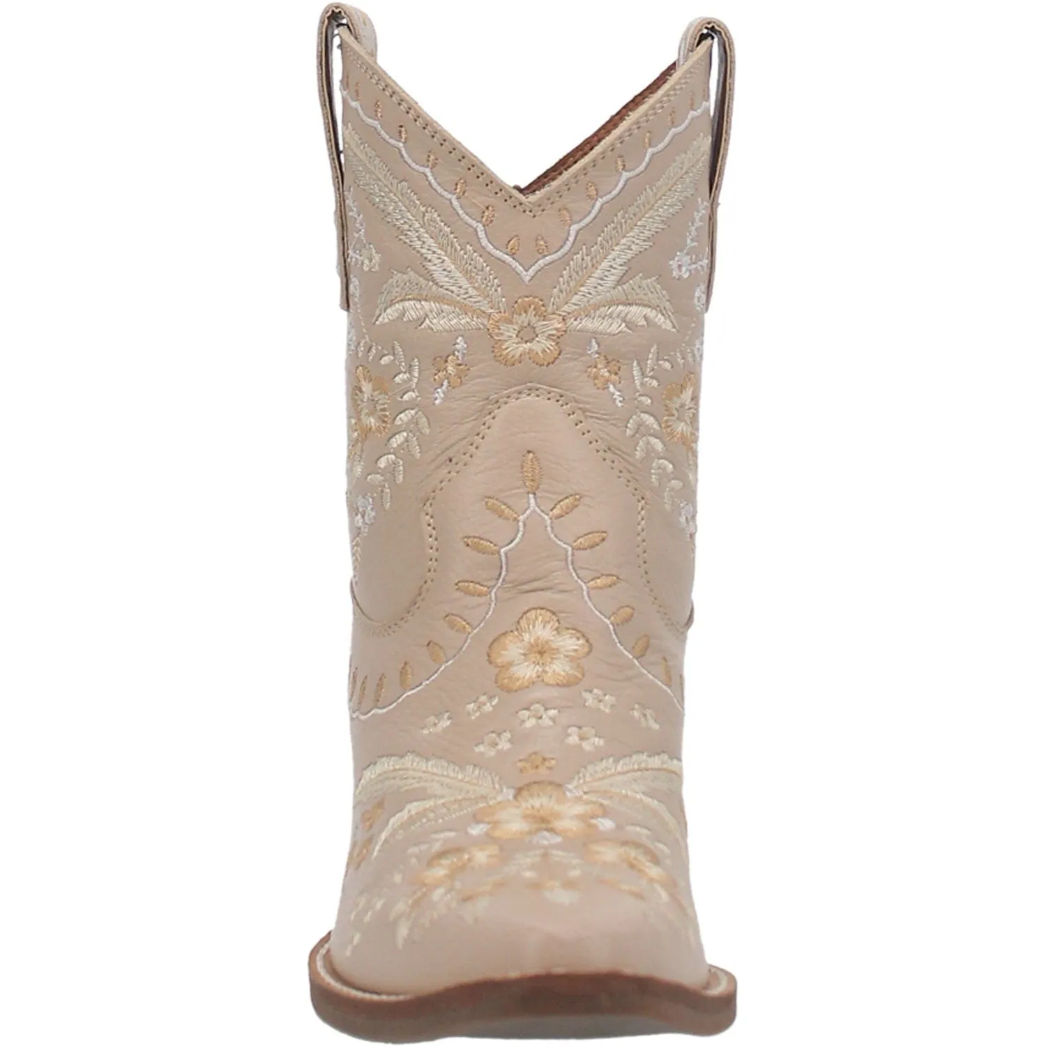 Dingo Women's #Primrose Sand Floral Ankle Western Booties DI 748