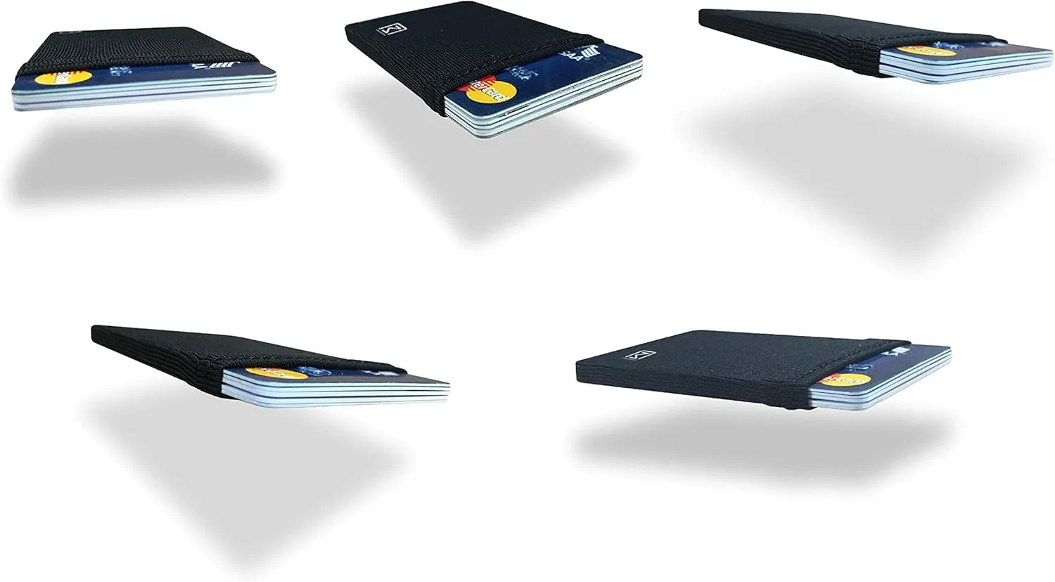 Elastic Minimal Card Holder, Ultra Thin Minimalist Wallet for Men & Women, Credit Card & Business Card Holder, Slim Credit Card Wallet