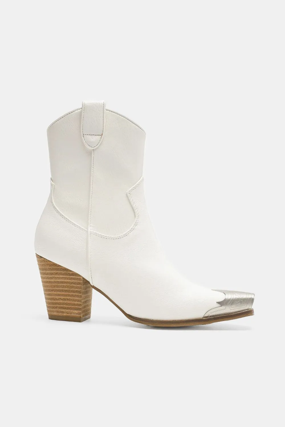 Fashion Faux Leather Block Heel Boots