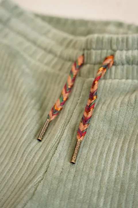 Like Flo Rib Velours Flared Pants