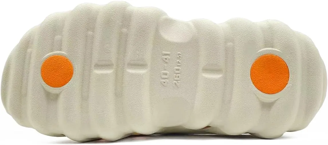 Men's and Women's Slippers, Clouds Sliding Soft Double Layer Thick Bottom, Non-slip Bathroom Pillow Outdoor Fashion Sports Sandals