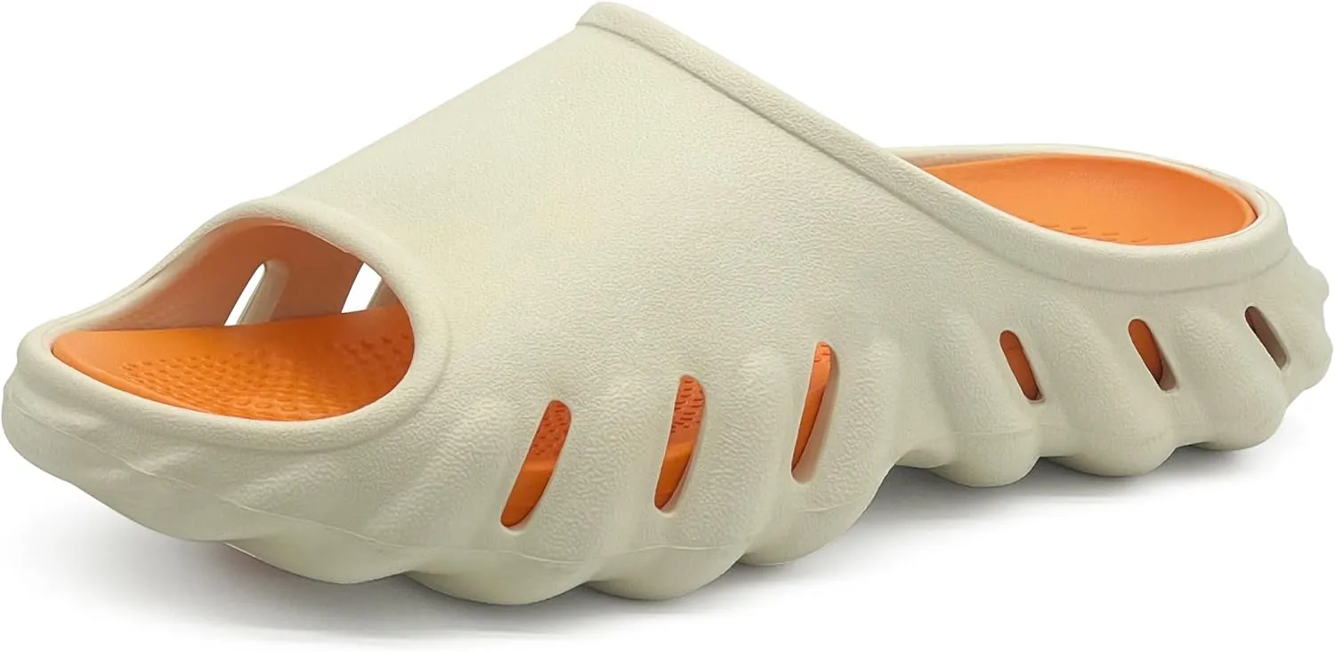 Men's and Women's Slippers, Clouds Sliding Soft Double Layer Thick Bottom, Non-slip Bathroom Pillow Outdoor Fashion Sports Sandals
