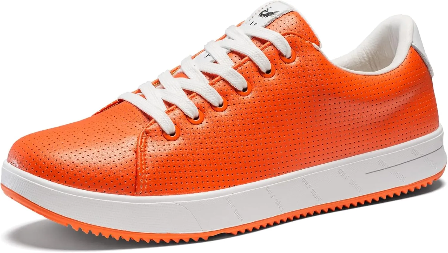 Men's Golf Shoes Professional Spikeless Leather Sneakers Non Slip Low Top Lightweight Comfort Travel Walking Shoes