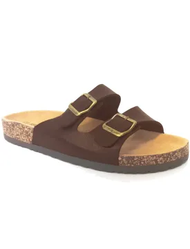 Mens Jex Double Strap Sandals in Brown