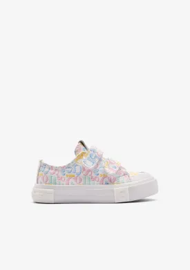 Multi Letter Strap Sneakers