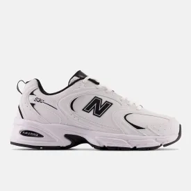 New Balance Mens 530 Fashion Trainers - White / Black