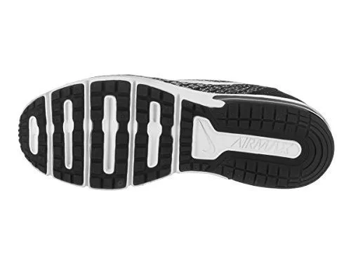 NIKE WOMENS AIR MAX SEQUENT 2 BLACK/WHITE/DARK GREY RUNNING SHOE 7 WOMEN US