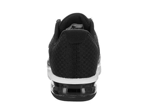 NIKE WOMENS AIR MAX SEQUENT 2 BLACK/WHITE/DARK GREY RUNNING SHOE 7 WOMEN US