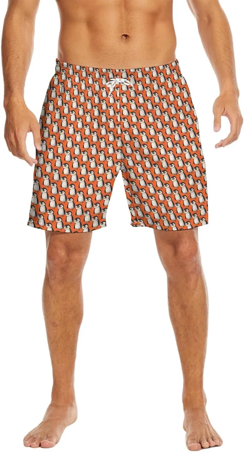 Socira Men's Swim Trunks with Compression Liner, Quick Dry Mens 2 in 1 Swimming Trunks Men Beach Bathing Suits Swimsuit